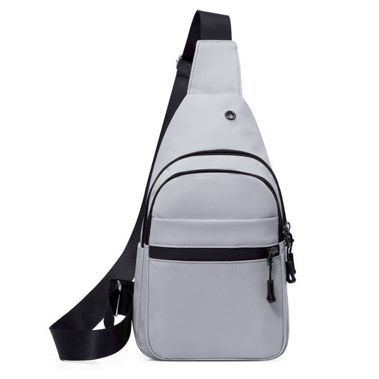 Gray Classic Shoulder Bag