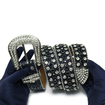 Black/Grey Dazzle Belt