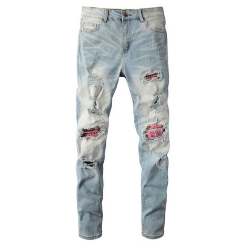 Rose Patch Jeans