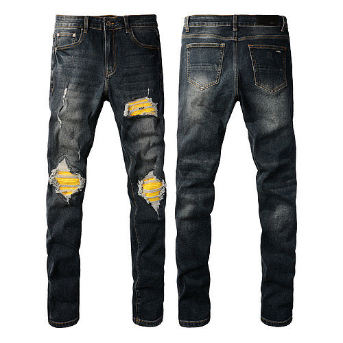 Golden Patch Jeans