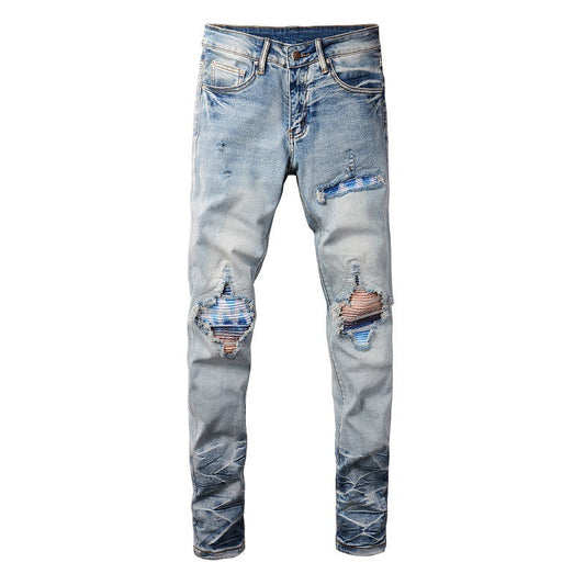 Vivid Patch Jeans