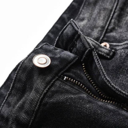 Black Color Shorts Jeans