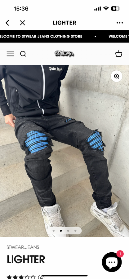 Electric Patch Jeans