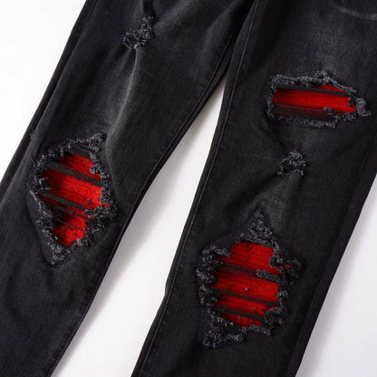 Crimson Patch Jeans