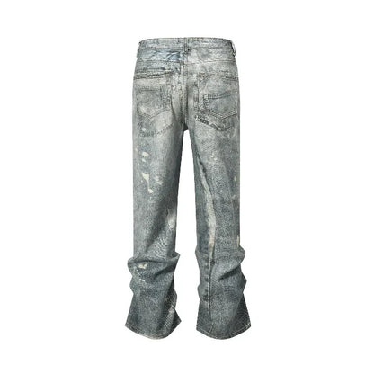 Silver Baggy Jeans