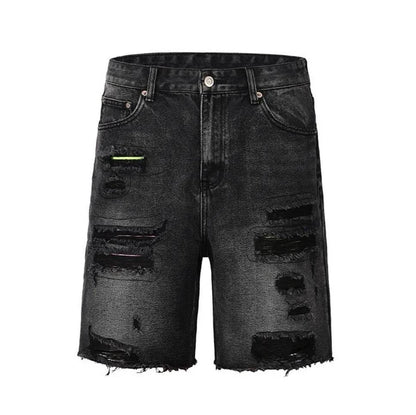 Black Color Shorts Jeans