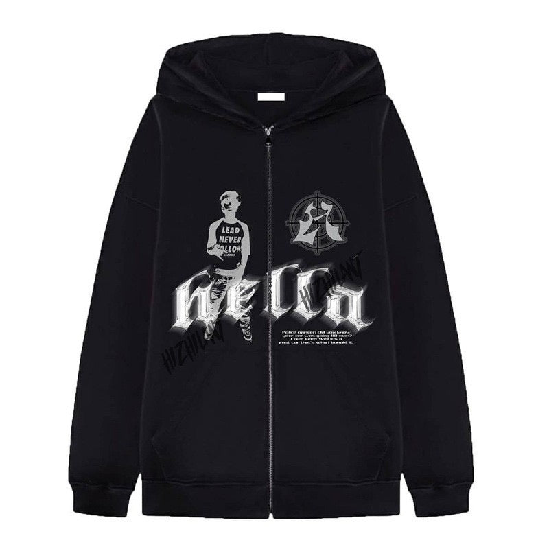 Black Hella Hoodie