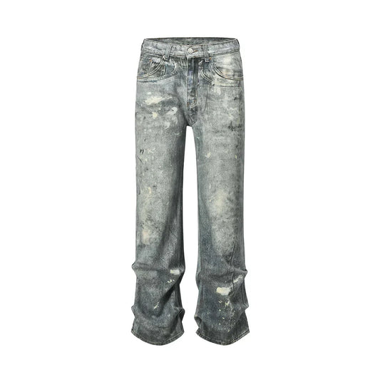 Silver Baggy Jeans