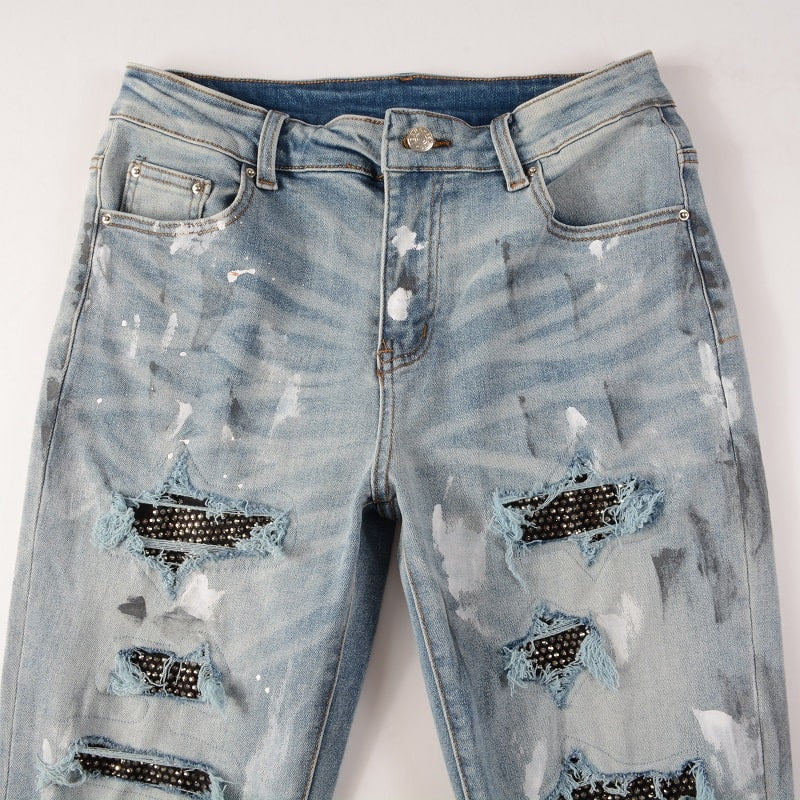 Stain Diamond Jeans