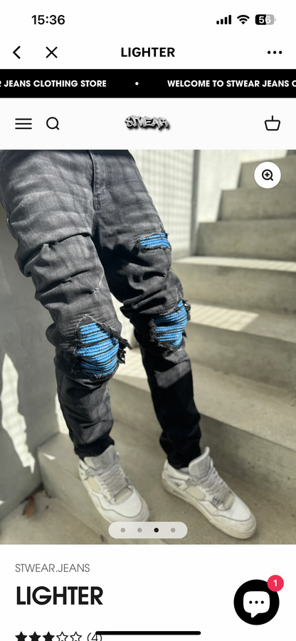 Electric Patch Jeans