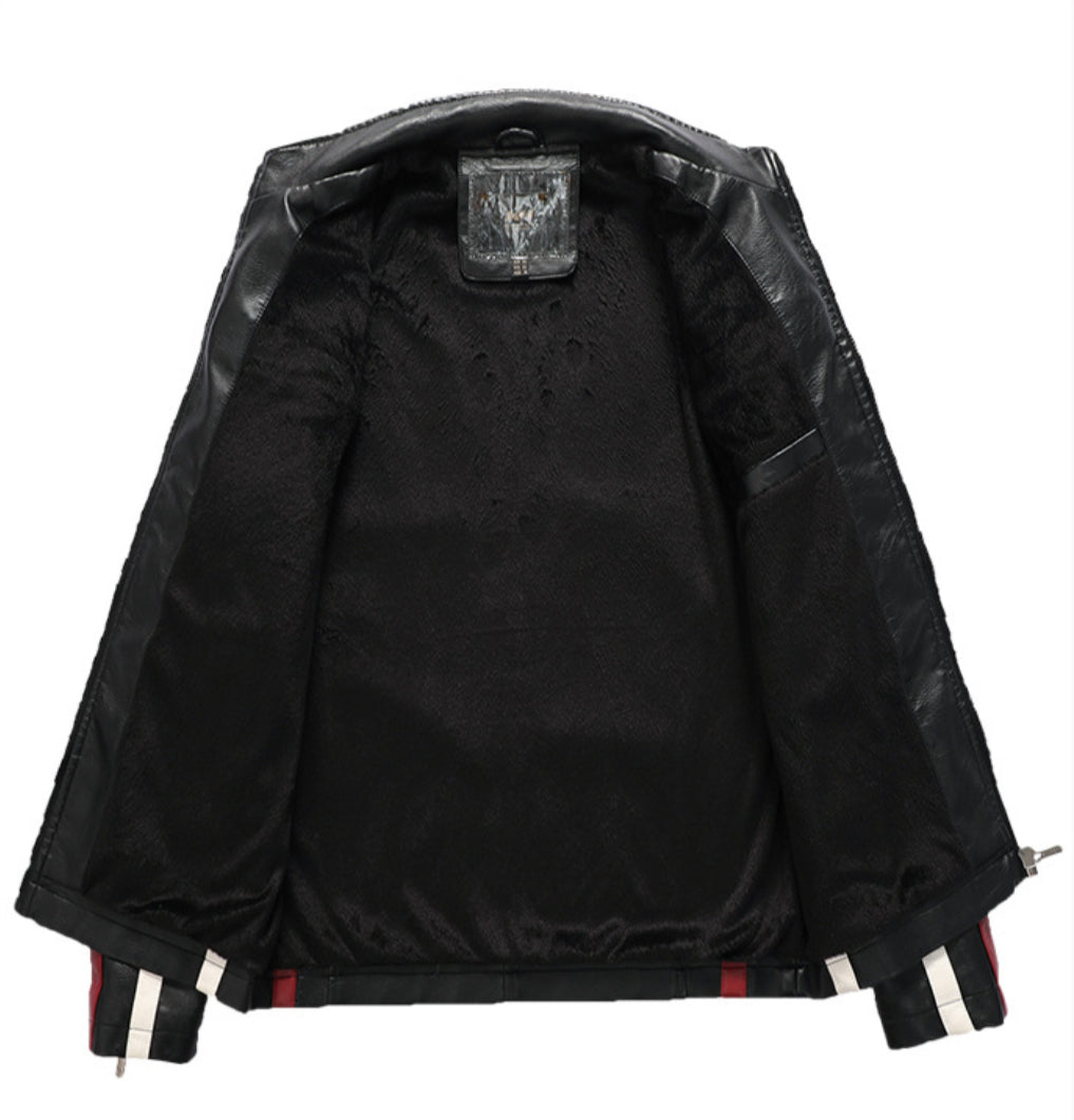 Black Vibe Leather Jacket