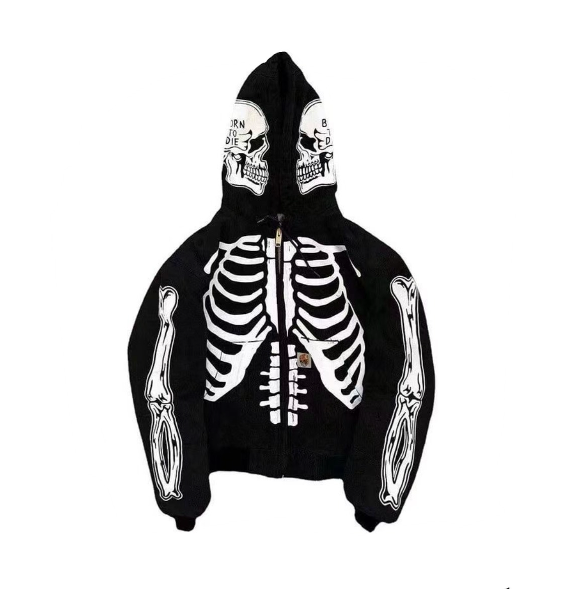 Black Skeleton Hoodie