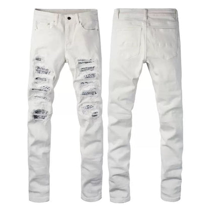 White Bloom Jeans