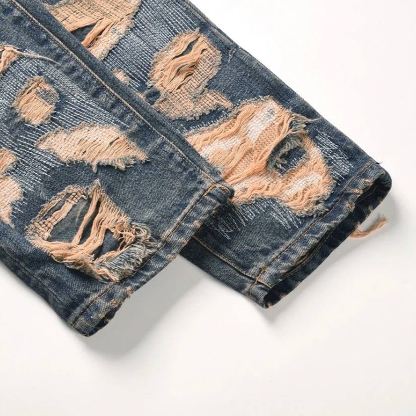 Pressed Cream Jeans