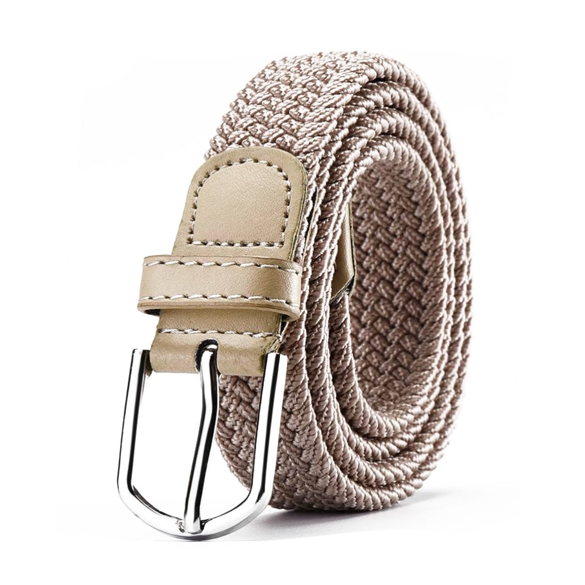 Beige Braiden Belt