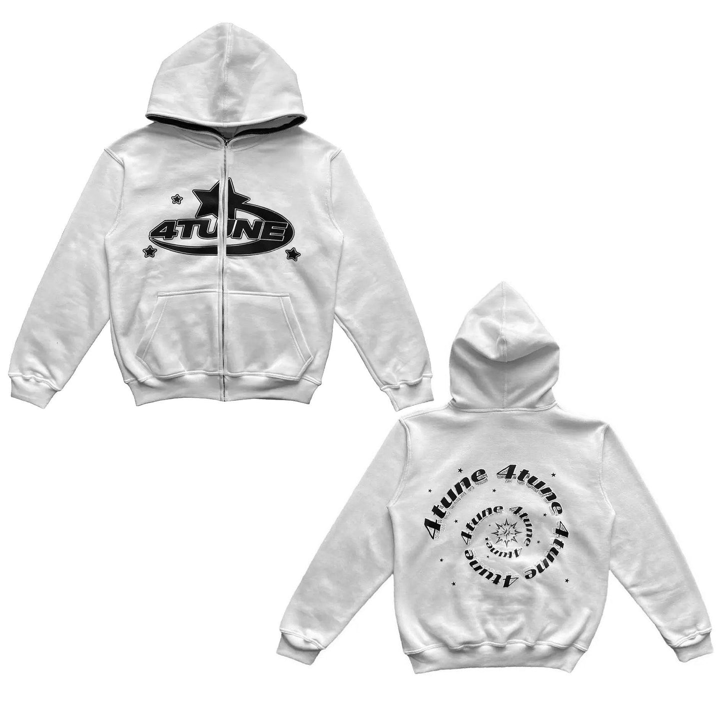 Gray Tune Star Hoodie